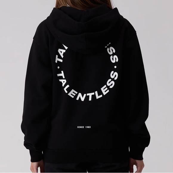 Talentless Circle Logo Hoodie NWT Large - Picture 2 of 2